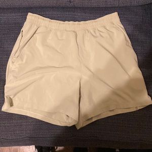 Mens Lululemon Lined Pacebreakers, Sz Large, 5in inseam.